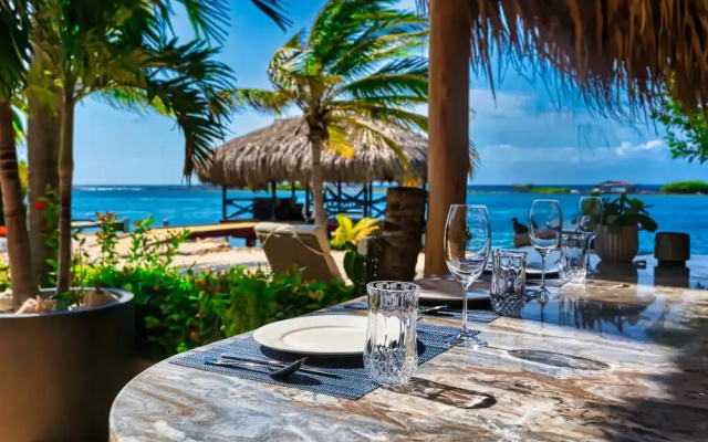 Private Beach Ocean Front Boat Dock Tiki Bar