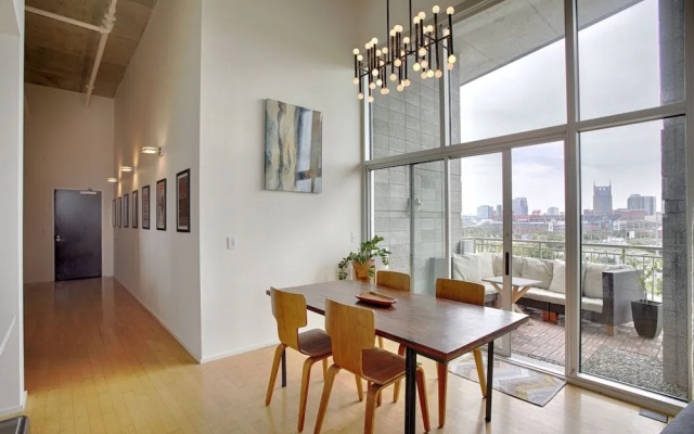 Luxe Downtown Penthouse with City Skyline Views