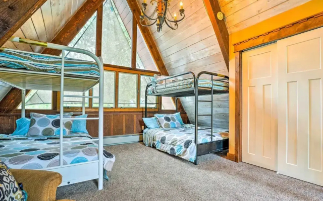 Cascade A-frame Cabin w/ Lake Views!