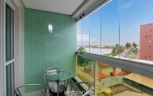 Apt w/ Balcony and sea View in Guarapari Cmd0311