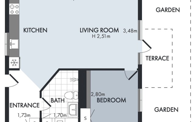 Sanders Passage - Lovely 1-bdr Apt in Rodovre