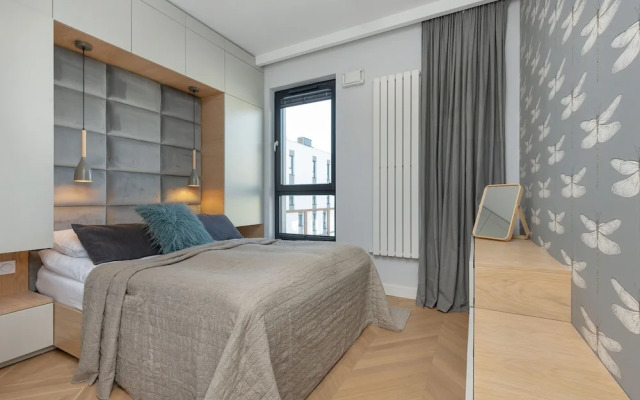 Bright Blue Apartment by Renters