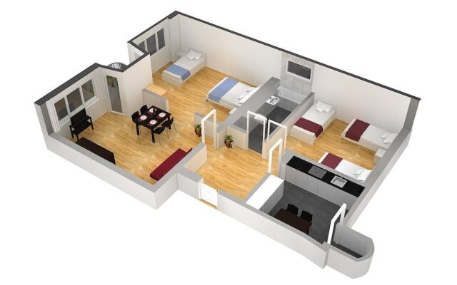 ZH Kreuzplatz I - Hitrental Apartment