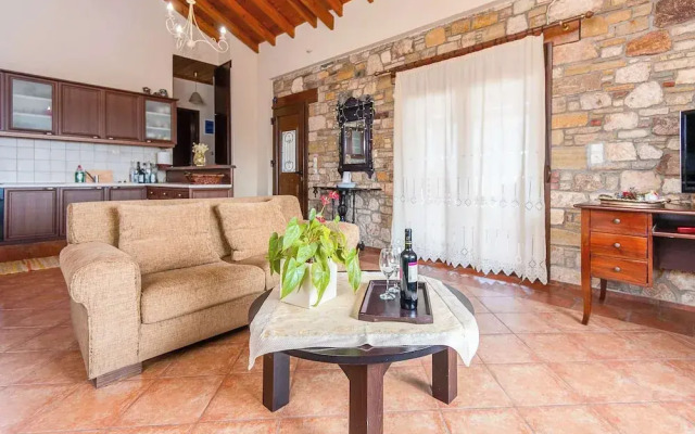 Beachfront Stone House - Samos Seaview Retreat