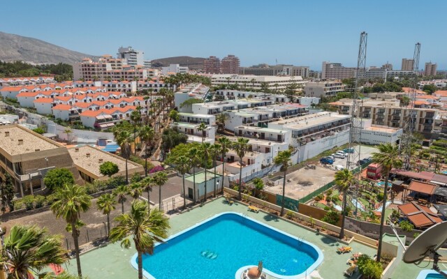 Y7f. Apartment in Playa las Américas, Wifi, Terrace,Pool View