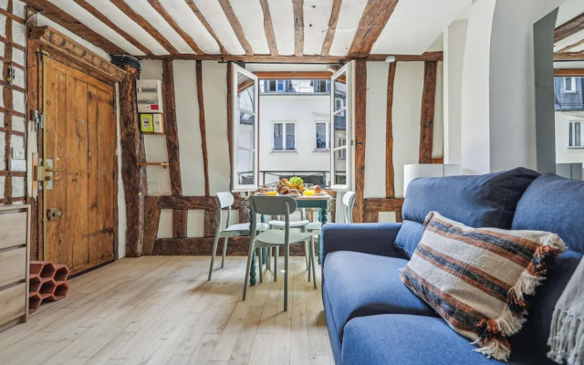 Stylish 1BR - Walkable to Opera & Louvre
