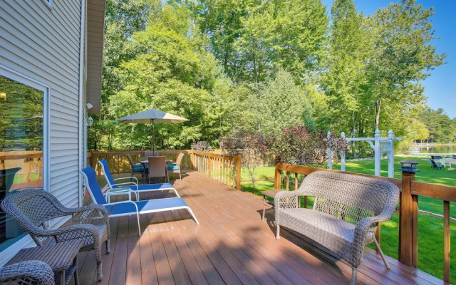 Interlochen Lake House w/ Deck, Fire Pit & Dock!