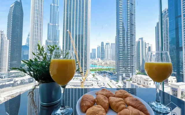 Luxury Burj Crown 4bedroom Balcony & Downtown View
