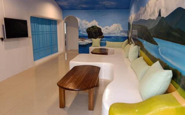 Colorful Cloudy Villa