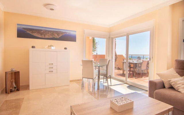 2242-Maravilloso atico 2 terrazas vista al mar