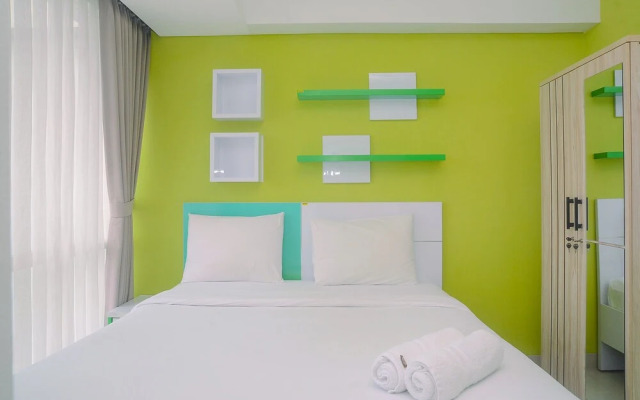 Cozy Studio with City View at H Residence Apartment