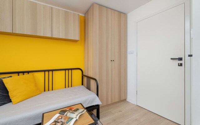 Yellow and Grey Studio by Renters