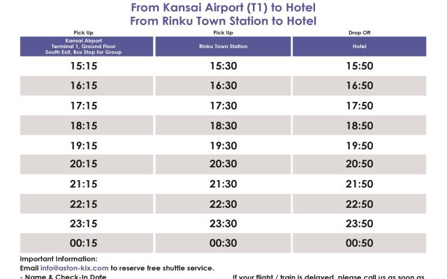 Hotel Aston Plaza Kansai Airport