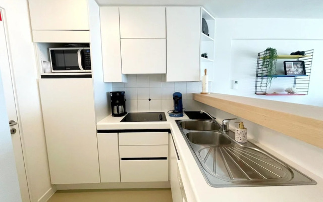 Apartment by Belgian Coast With Sea View