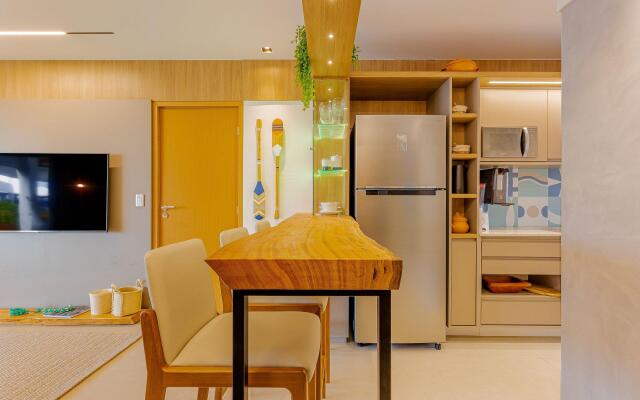 IT04 Apartamento Térreo 3/4, Beira Mar- Itacimirim