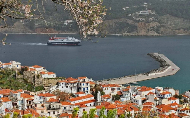 Villa Avaton With Magnificent sea View and Skopelos Town