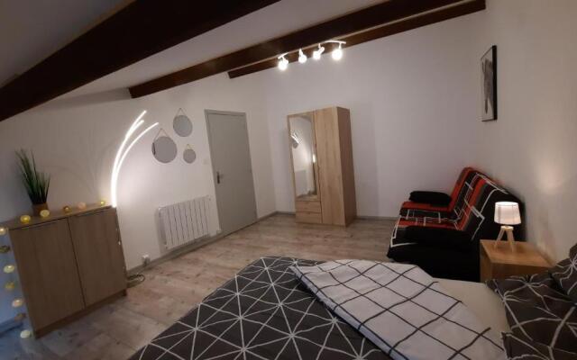 Suite 3 Pieces Chambre+Cuisine+Sdb Centre Ville