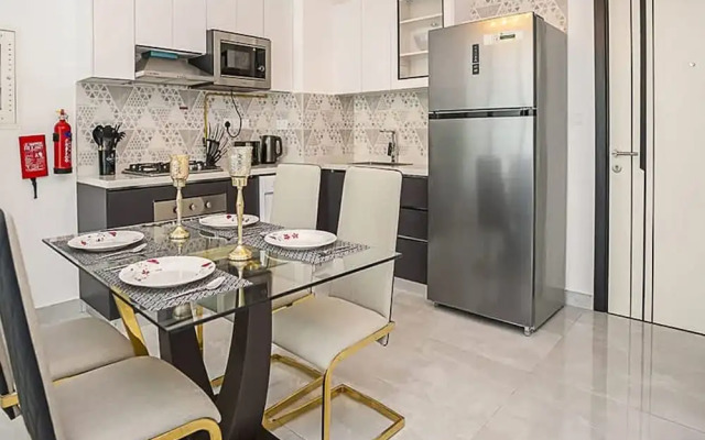 Homesgetaway -spacious 1BR Apt in Pearlz by Danube