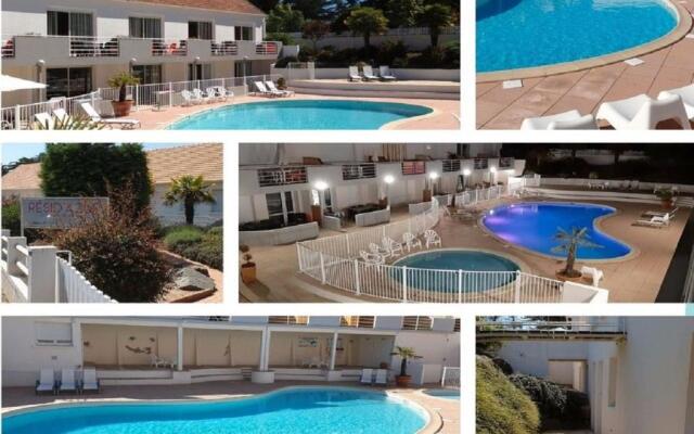 LOGEMENT T2 PMR piscine Privée 400m de la Plage