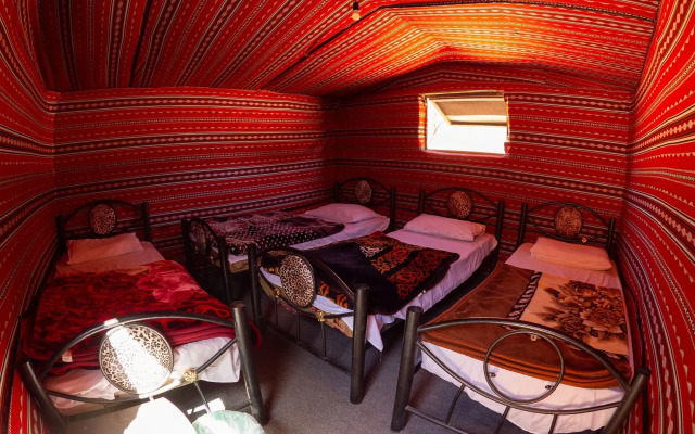 Martian desert camp