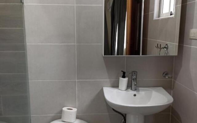 Room with bathroom