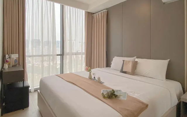 Chic 1BR Apartment at Menara Jakarta Kemayoran