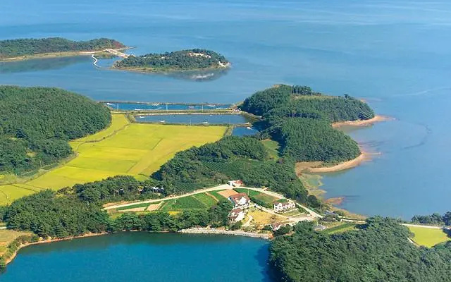 Lake and sea village