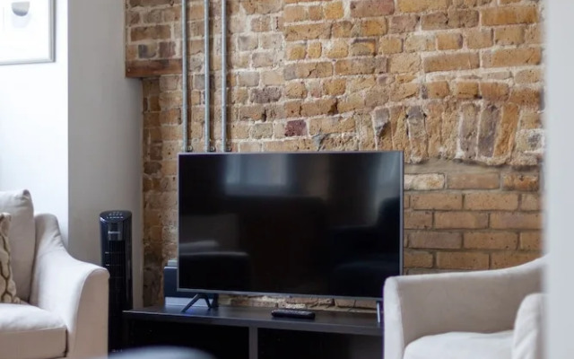 Stylish with beautiful brick walls