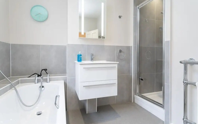 Host Stay Blue Hues on Over Street