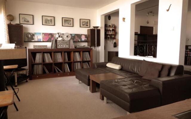 Studio with a view of the center of Bratislava