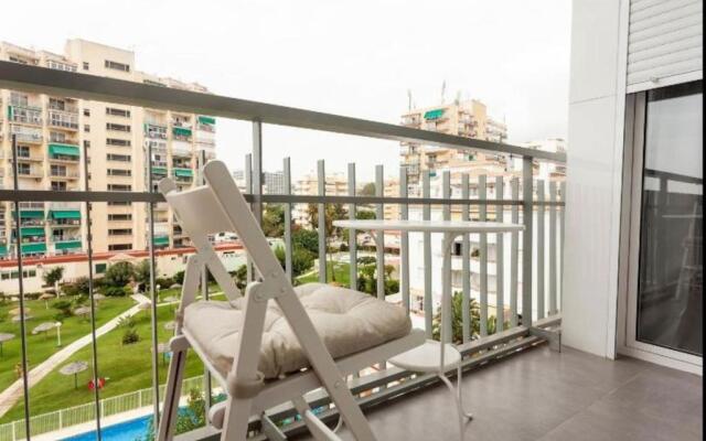 M1 403 Frontal al Mar Vistas Terraza y Wifi