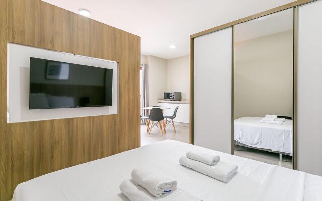 Vista mar em condomínio com foodhall Toptower#CA51