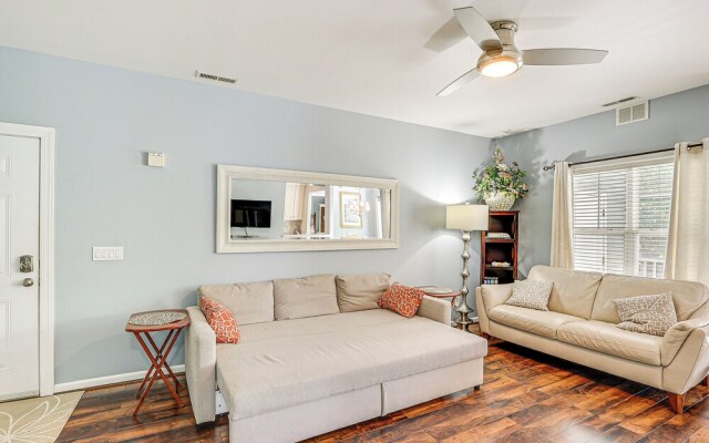 Community Pool & Private Balcony: Chic Lewes Gem