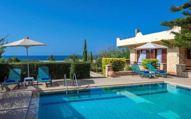 Amazing Villas In Crete Villa Argiris Rustic Design With Captivating Sea Views