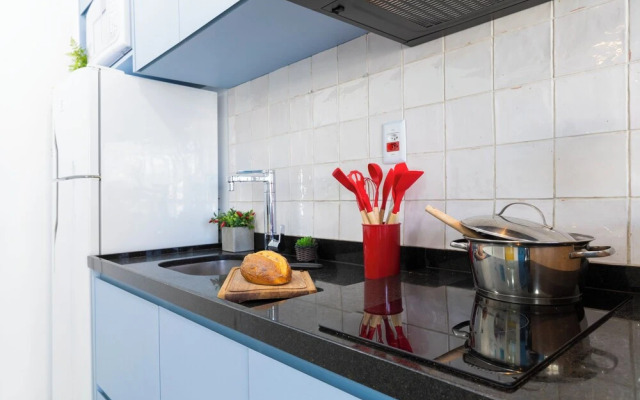 Vista Incrível com piscina e academia