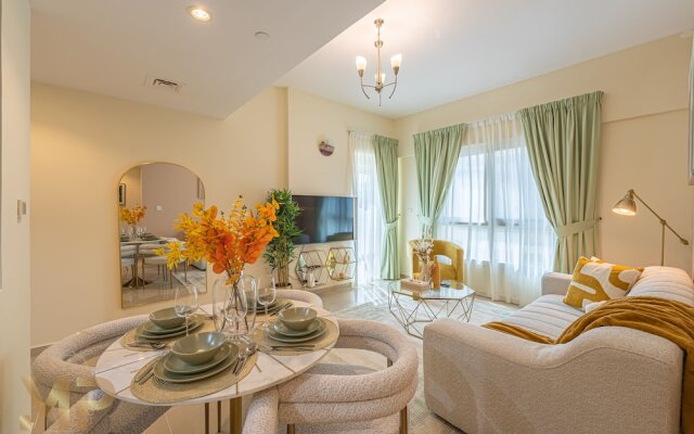 Marco Polo - Spacious 1BR Unit in JVC | Newly Furnished