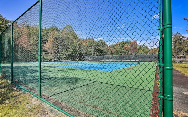 Pocono Lake Paradise w/ Private Beach & Dock!