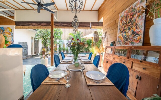 Splendid Villa Shakti Canggu Boho Chic 3bd & Pool