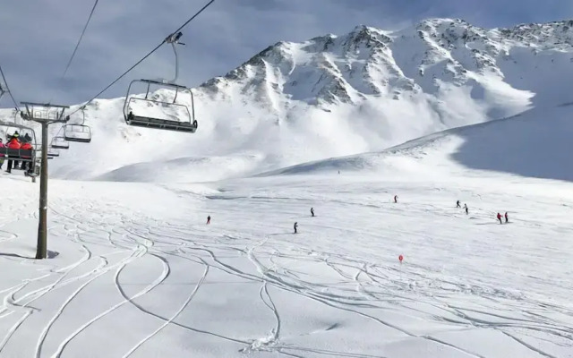 Calme nature ski à Vallorcine Mont Blanc