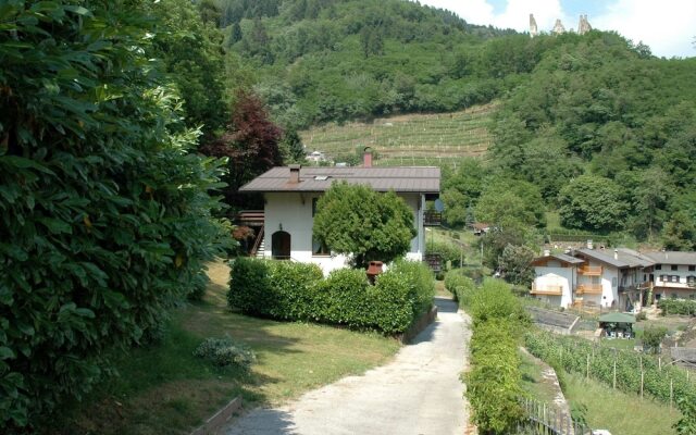 Apartment in Levico Terme With Balcony, Garden, Fireplace
