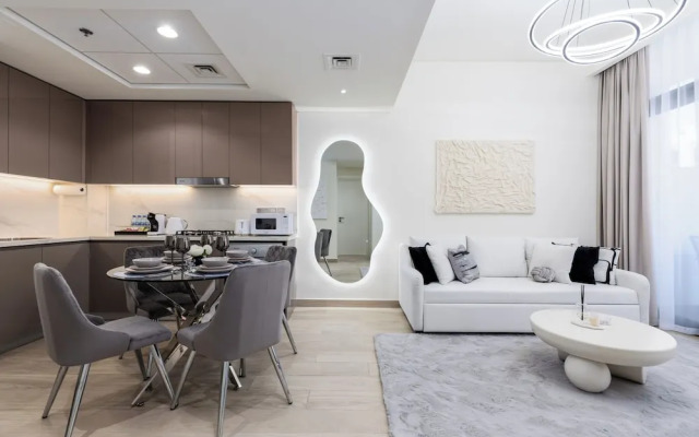 Waves - Azizi Riviera 24: Modern 1 Bedroom Apartment