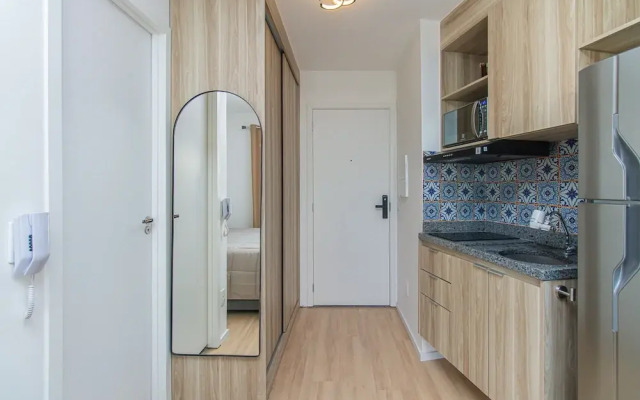 Studio com Varanda e Academia pr Ximo ao Metr