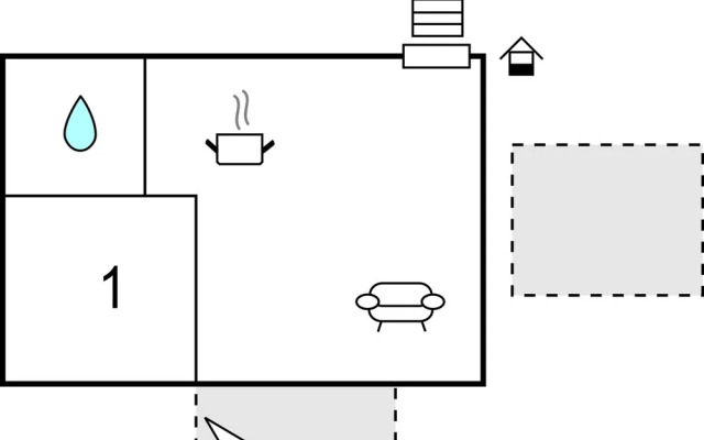 Stunning Apartment in Brsec With 1 Bedrooms and Wifi