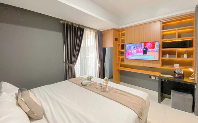 Homey And Cozy Living Studio At West Vista Apartment – Guest Rooms – Jakarta