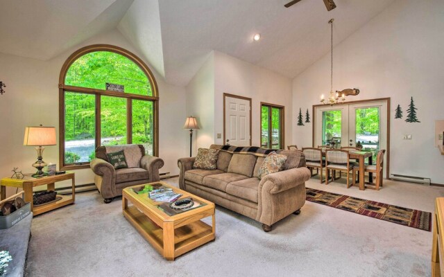 Peaceful Pocono Lake Home w/ Screened Porch!