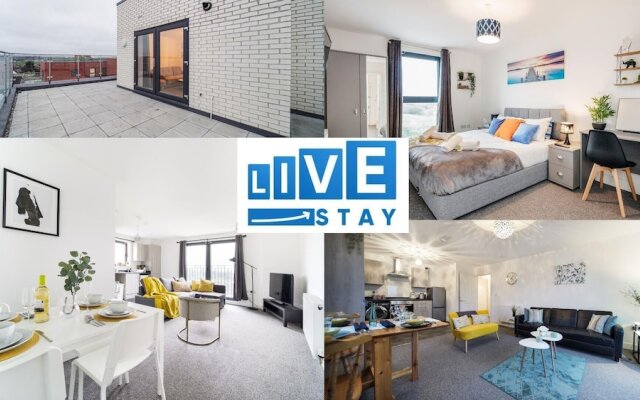 Livestay - Modern Spacious 2 Bed 2 Bath Apartment