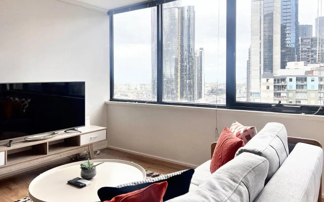 Stylish 2 Bedroom APT With CBD View Southbank
