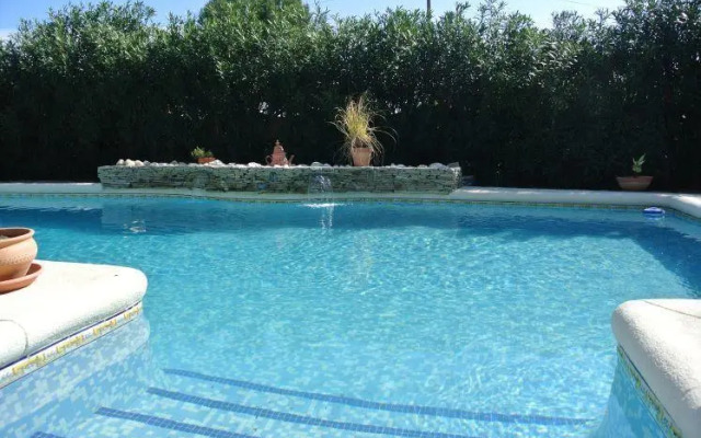 Strandnahes Palmenhaus