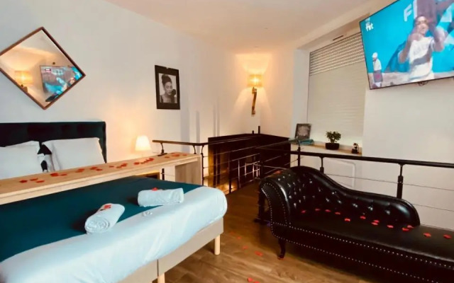 Mieuxqualhotel jacuzzi privatif La retro