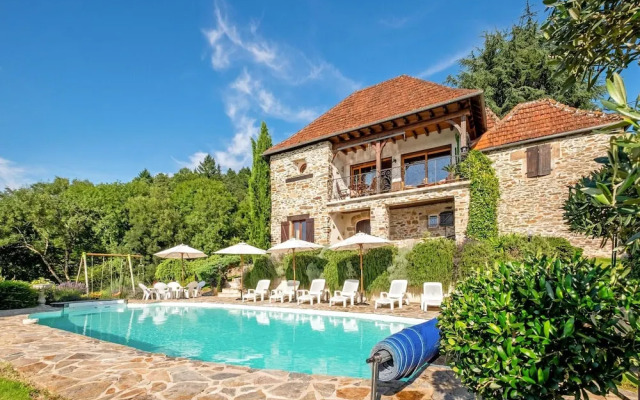 Stone House With Pool and Garden
